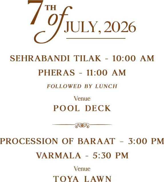 Pheras schedule